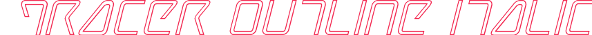 Tracer Outline Italic